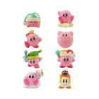 Conjunto com 8 Figuras de Ação Kirby Rosa - Brinquedos fofos de PVC