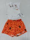 Conjunto com body frutinhas infantil feminino tam GB