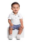 Conjunto com Camisa Polo e Bermuda para Bebê Menino Quimby