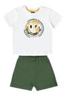 Conjunto com Camiseta e Bermuda para Bebê Menino Bee Loop