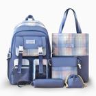 Conjunto Completo de Mochilas e Acessórios - Luxuoso e Versátil - Azul