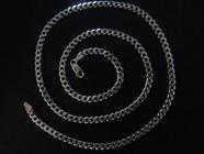 Conjunto Corrente E Pulseira Grumet Em Prata 925