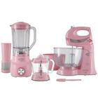 Conjunto Cozinha Britânia BKT51R Rosa 127V