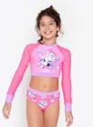 Conjunto cropped teen 10/12 uni kawaii puket