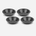 Conjunto cuisinart 4 mini pratos redondos para torta em aço inox antiaderente cmbm-4rpd