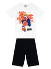 Conjunto Curto Brandili 36422 Infantil Naruto Algodão T. 06/14