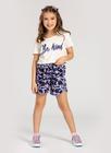 Conjunto Curto Menina Cropped e Shorts Be Kind