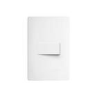 Conjunto de 1 Interruptor Simples Horizontal com Placa Habitat Branco 10a 250v - Fame