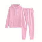 Conjunto de 2 peças Sweat Suit YMADREIG para mulheres, preto, moda 2023