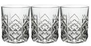 Conjunto de 3 Copos de Vidro Samantha Whisky 310ml - City Glass