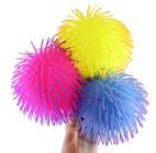 Conjunto de 3 Puffer Balls Sensory Fidget Soft Hairy Stress Balls - Curious Minds Busy Bags