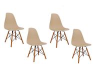 Conjunto de 4 Cadeiras Eames Fendi Design Eiffel Para Todos Ambientes