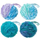 Conjunto de 4 esfoliantes de banho Loofah Sponge AmazerBath