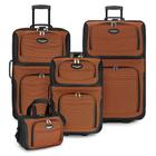 Conjunto de 4 peças Luggage Travel Select Amsterdam laranja