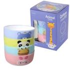 Conjunto De 4 Tigela Com Desenho Infantil Bebe 280Ml - Hamy