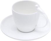 Conjunto de 5 Xícaras para Chá de Porcelana Passarinhos 200 ml