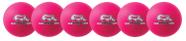 Conjunto de 6 Dodgeball Champion Sports Rhino Skin rosa neon