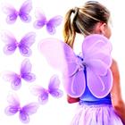 Conjunto de 6 Fadas com Asas Roxas - Fantasia Butterfly Craze para Meninas