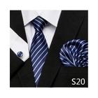 Conjunto de Abotoaduras e Gravata Xadrez Vermelha para Homens - Ideal para Festas e Negócios