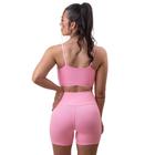 Conjunto de academia bermuda e top fitness para treino, caminhada, corrida - urbativa fitness