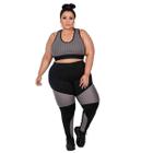 Conjunto De Academia Feminino Calça+ Top Plus Size