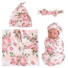 Conjunto de acessórios Aori Reborn Baby Doll Clothes Swaddle de 3 peças