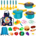 Conjunto de acessórios de cozinha Kids Play Meaicezli com utensílios de cozinha