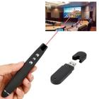 Conjunto de Acessórios para Apresentação Multimídia PP-1000 - Clicker Powerpoint 2.4GHz com Ponteiro Laser USB