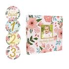 Conjunto de adesivos Memory Book Pearhead Baby First Year with Belly