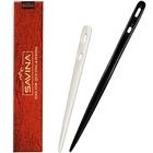 Conjunto de Agulhas de Nalbinding Savina Bone & Horn - 2 Olhos Grandes