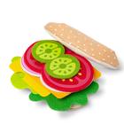 Conjunto de alimentos Felt Food Sandwich Play Melissa & Doug 33 unidades