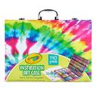 Conjunto de Arte Crayola Inspiration Tie-Dye 140 Peças com Estojo