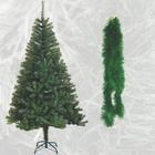 Conjunto de árvore de 1,80m 750galhos luxo e festão verde 2m