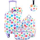 Conjunto de bagagem Travelers Club Kids Thumbprint Heart 5 peças