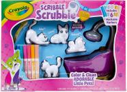 Conjunto de Banho de Animais de Estimação Crayola Scribble Scrubbie 2.0 para Crianças de 4 a 6 Anos