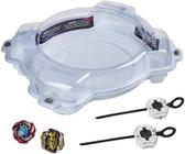 Conjunto de batalha - Beyblade Burst Conjunto Pro Series Elite Champions Pro - Jogo de batalha completo com Beystadium, 2 Brinquedos Melhores Lutando e 2 Lançadores. (Taxas Incluídas).