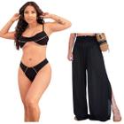 Conjunto De Biquíni Sofisticado + Saída De Praia Kit Diverso