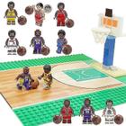 Conjunto de Blocos de Construção NBA - Kobe e Jordan