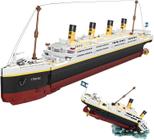 Conjunto de blocos de construção NDZUI Titanic Toy Ship 2022 Pieces