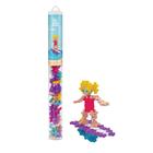 Conjunto de blocos de construção PLUS PLUS 3D Surfer Girl com 70 peças