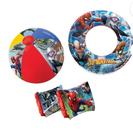 Conjunto de boia homem aranha