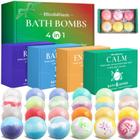 Conjunto de bombas de banho BlissfulOasis, 24 unidades com 6 aromas para mulheres