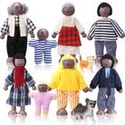 Conjunto de bonecas de madeira Skylety Mini People Figures, 10 unidades