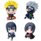 Conjunto de Bonecos Naruto Kakashi Uchiha Sasuke Anime