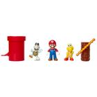 Conjunto de bonecos Nintendo Super Mario Dungeon 2.5" com acessório