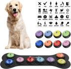 Conjunto de botões Dog Talking Acools, 8 peças com tapete impermeável