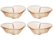 Conjunto de Bowls de Cristal Âmbar Wolff - Pearl 120ml 4 Peças