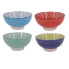 Conjunto de bowls de porcelana colorido - 4 peças HP0018