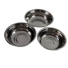 Conjunto De Bowls Tigela Pote Bacia A ço Inox 3 Pçs Frutas Salada Pipoca