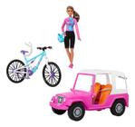 Conjunto De Brinquedo Boneca E Bicicleta De Montanha Barbie